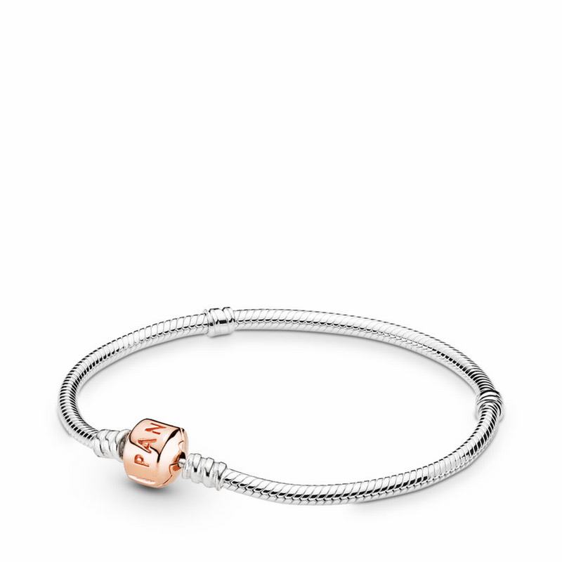 Pandora Australia Moments Snake Chain Bracelet - Pandora Rose™ | GTLNAP567